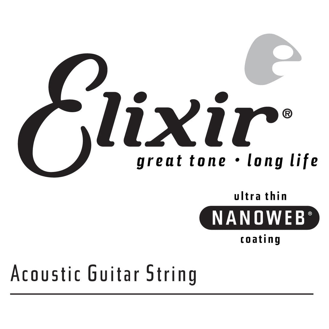 Elixir 15159 Nanoweb 80/20 Bronze .059 Single String