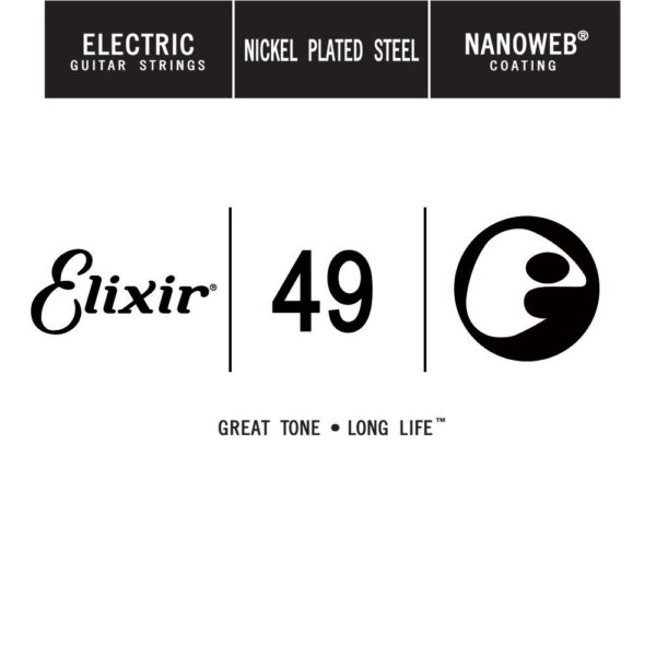 Elixir NANOWEB Nickel Plated Single .049 (M4)