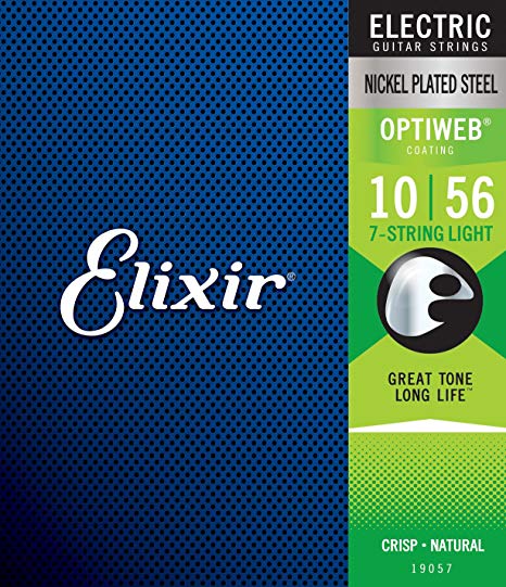 Elixir 19057 Optiweb Light 7-String 10-56 Nickel