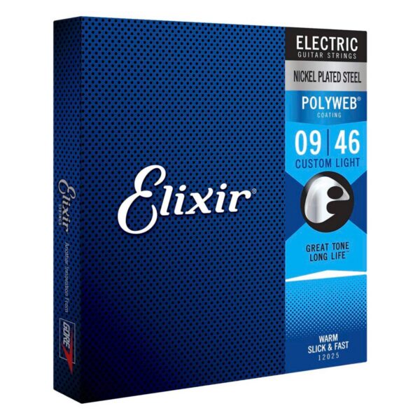 Elixir POLYWEB Nickel Electric Strings .009-.046 Custom Light