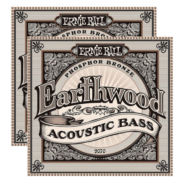 Ernie Ball Earthwood Acoustic Bass 4-String Set (2070) – 2 Pack
