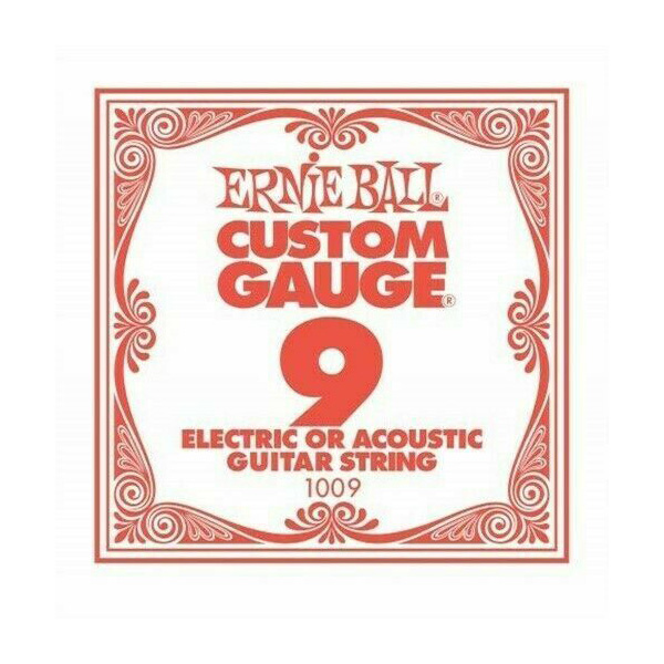 Ernie Ball 1009 Tin-Plated Steel .009 Single String