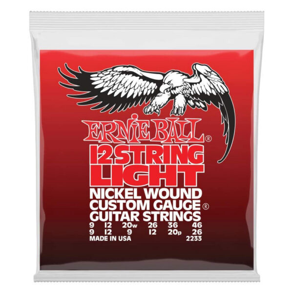 Ernie Ball 2233 12-String Light Nickel Wound Set