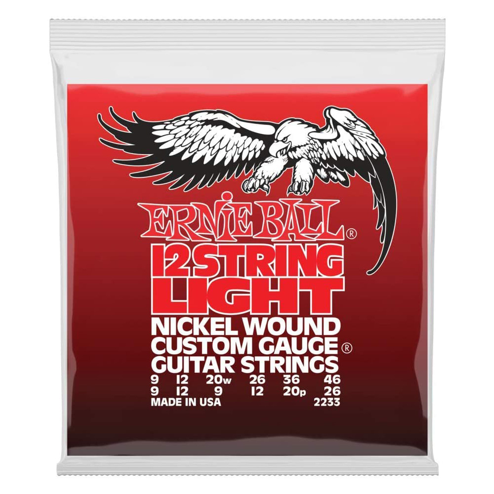 Ernie Ball 2233 12-String Light Nickel Wound Set