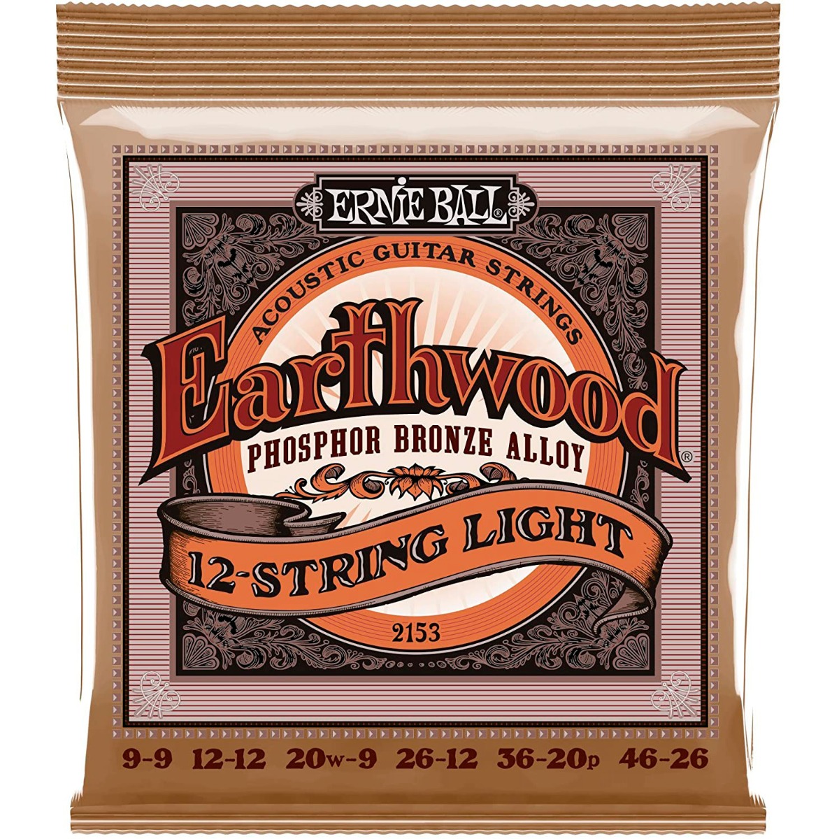 Ernie Ball Earthwood 12-String 9-46 Phosphor Bronze