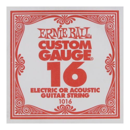 Ernie Ball EB1016 .016 Plain Steel Single String