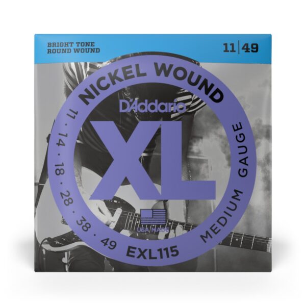D'Addario EXL115 XL Nickel Wound Blues/Jazz 11-49