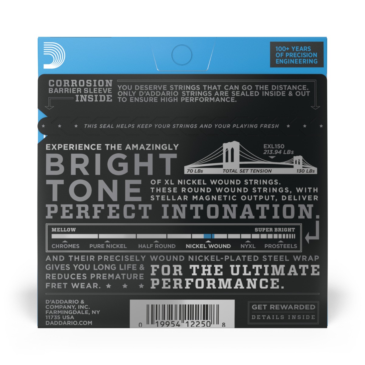 D'Addario EXL150 XL Nickel Light 12-String Electric Set - Image 2