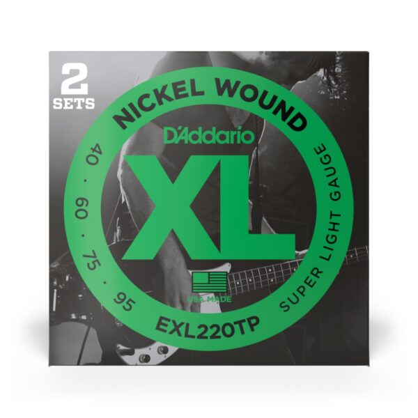 D'Addario EXL220TP 2-Pack Bass XL 40-95 Long Scale