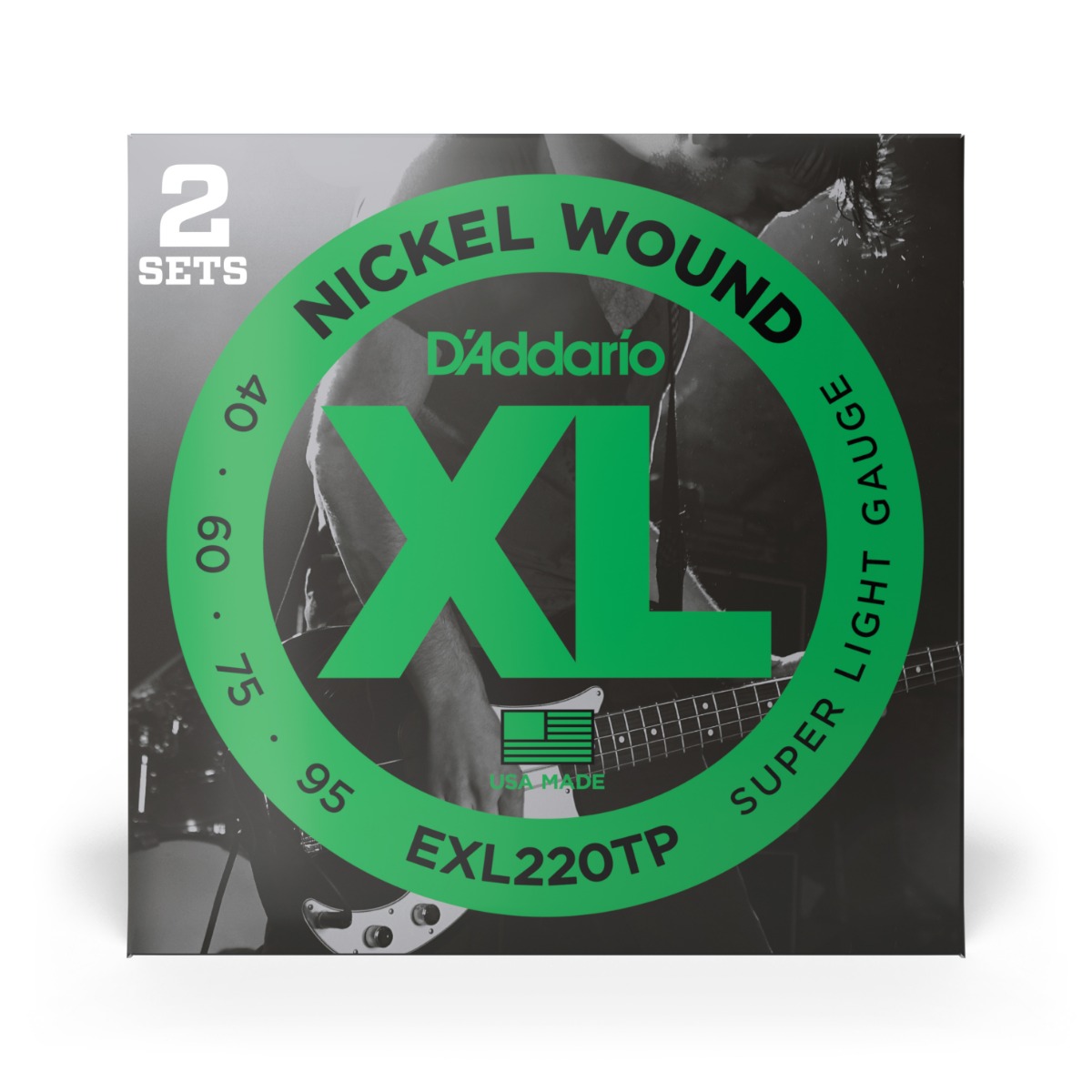 D'Addario EXL220TP 2-Pack Bass XL 40-95 Long Scale
