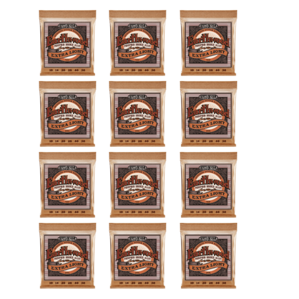 Ernie Ball 2148 Earthwood Phosphor Bronze 12-Pack