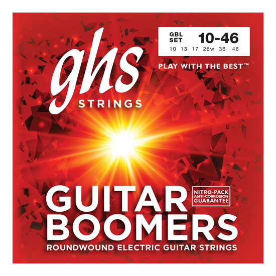 GHS Boomers GBL Nickel Electric Strings 10-46