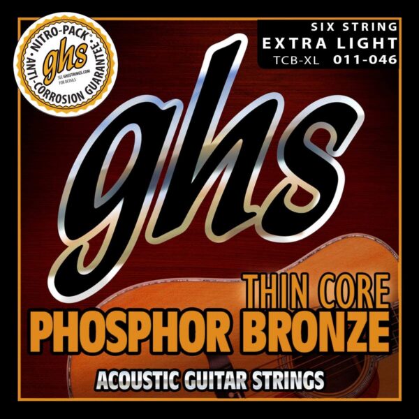 GHS Phosphor Bronze Extra Light 10-46 Acoustic Set