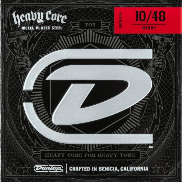 Jim Dunlop Heavy Core Electric Strings 10-48 (6-Pack)
