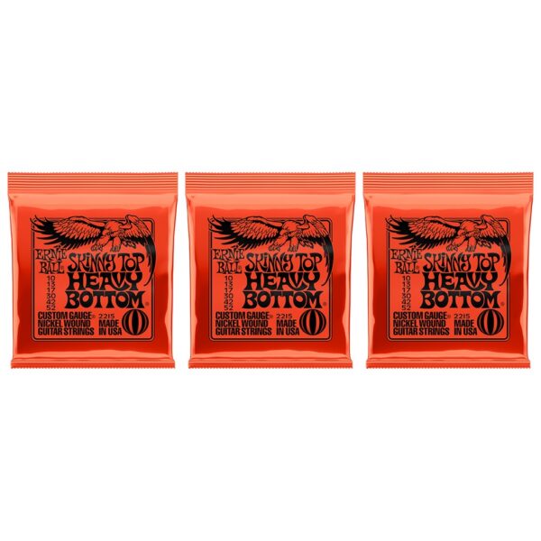 Ernie Ball Skinny Top Heavy Bottom Slinky 2215 - 3 Pack