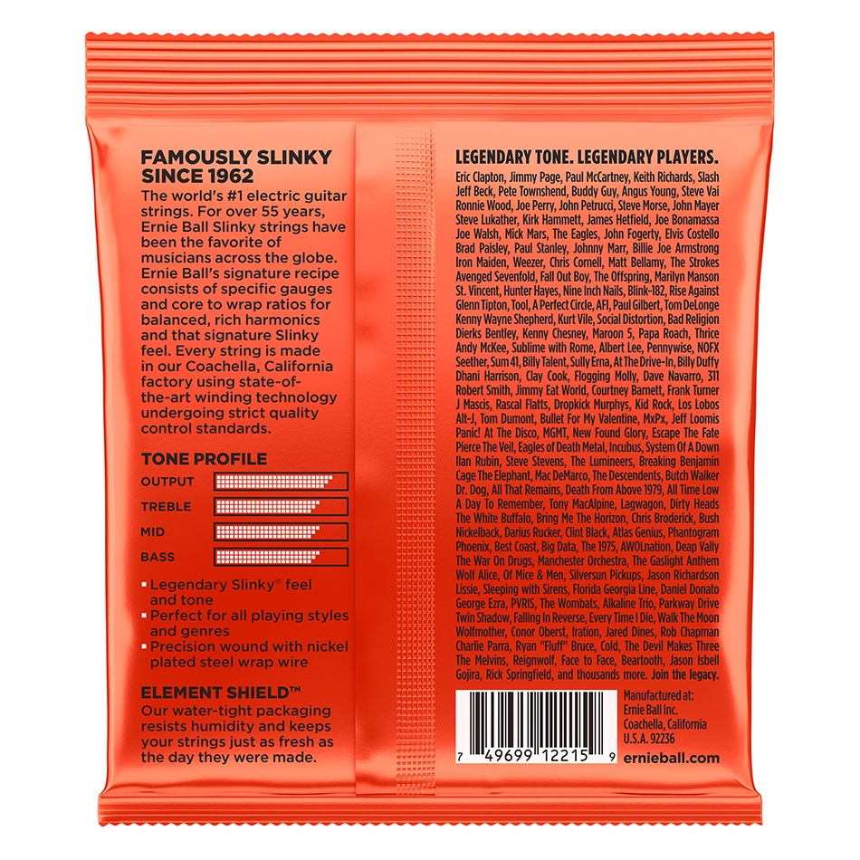 Ernie Ball Skinny Top Heavy Bottom Slinky (2215) - Image 2