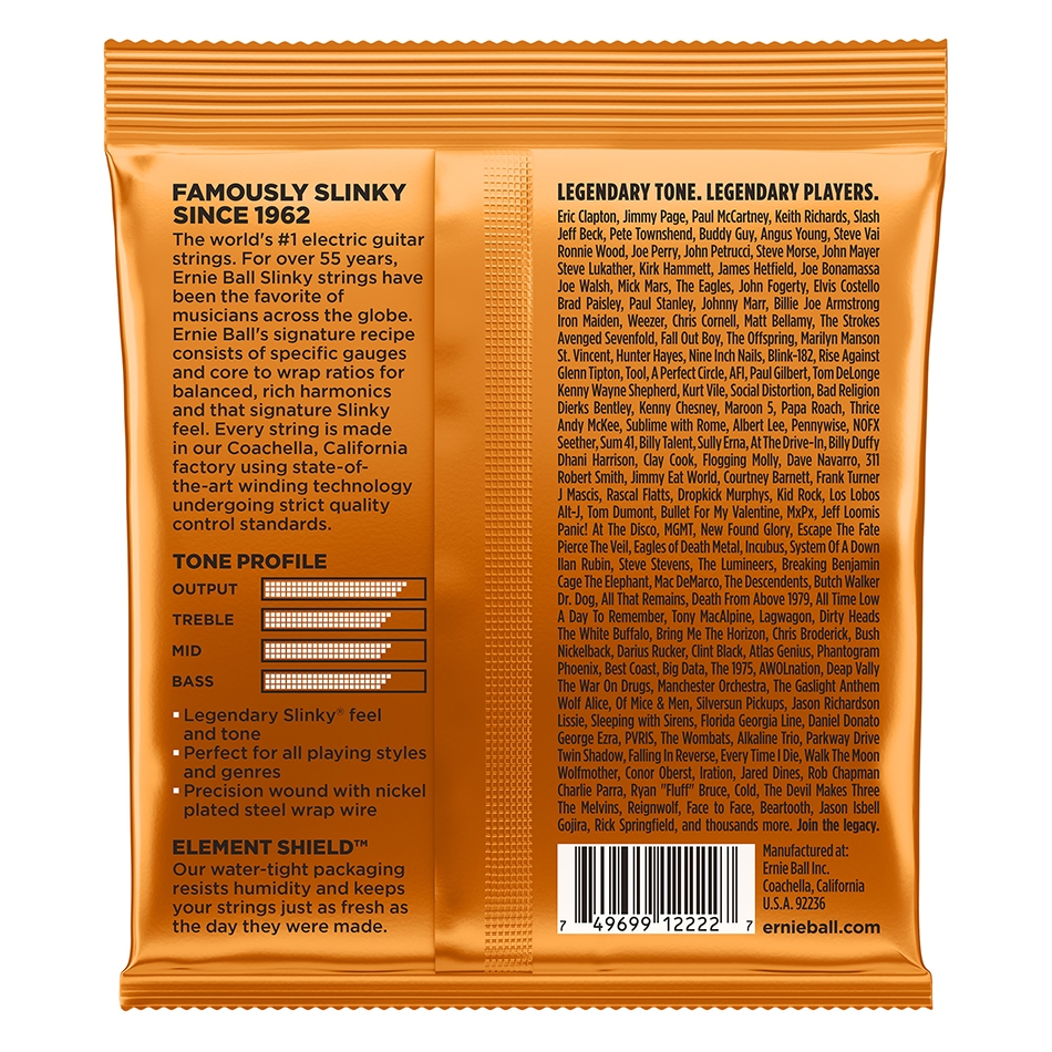 Ernie Ball Hybrid Slinky Nickel Electric Strings 3-Pack - Image 3