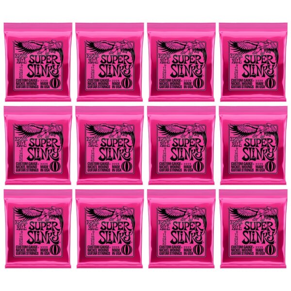Ernie Ball Super Slinky Nickel Electric Strings 12-Pack