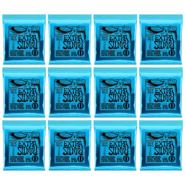 Ernie Ball Extra Slinky Nickel Electric Strings - 12 Sets