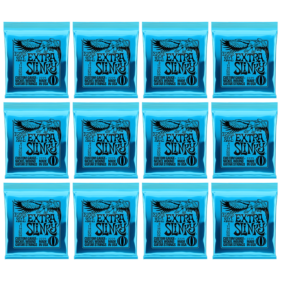 Ernie Ball Extra Slinky Nickel Electric Strings - 12 Sets