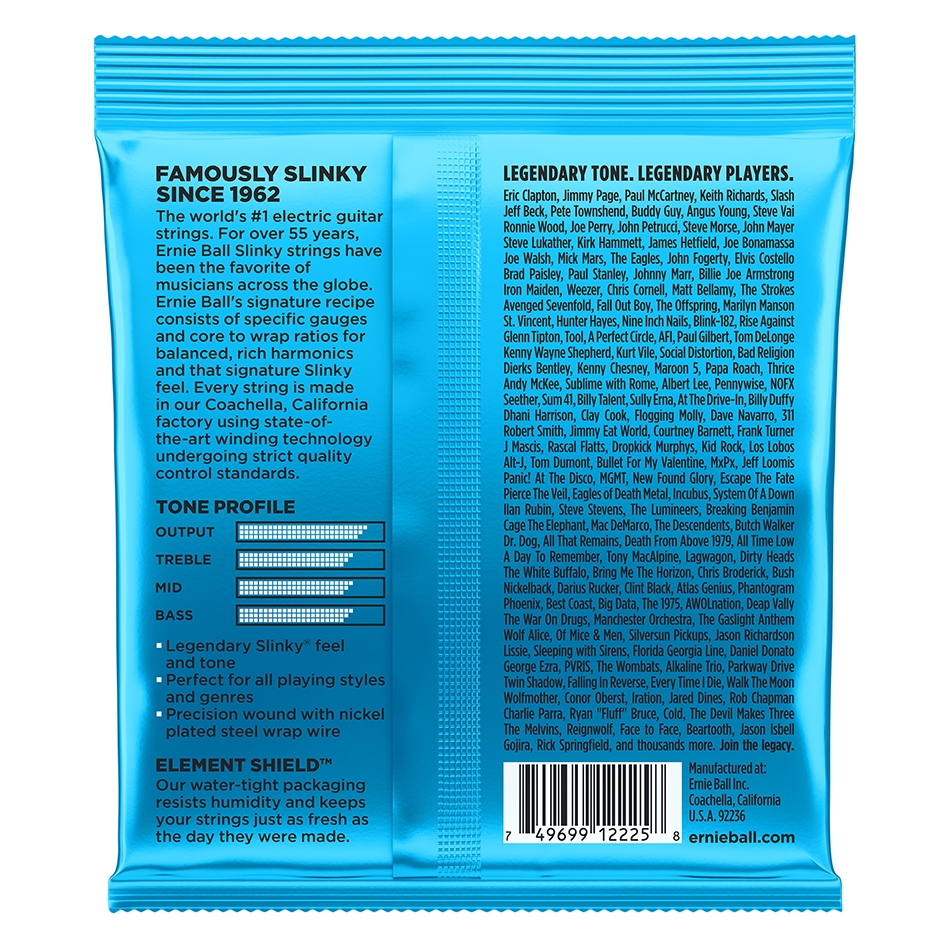 Ernie Ball Extra Slinky 2225 Nickel Strings – 3 Pack - Image 3