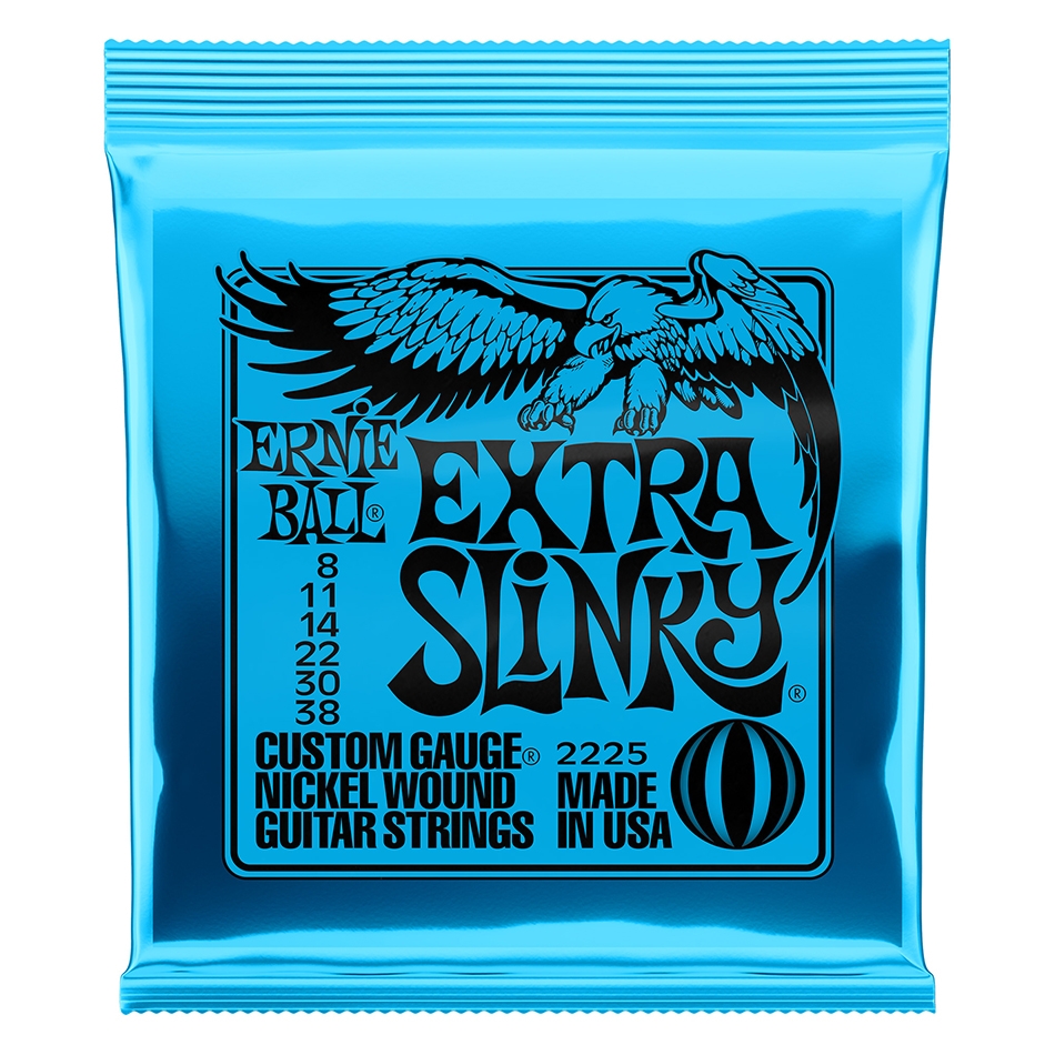 Ernie Ball Extra Slinky 2225 Nickel Strings – 3 Pack - Image 2