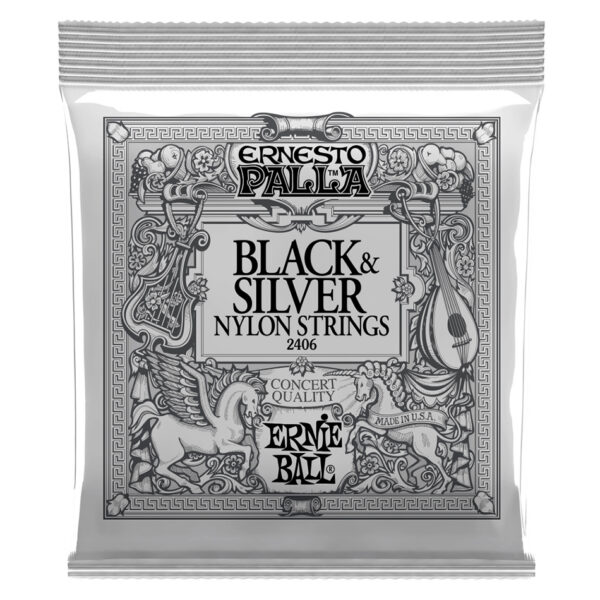 Ernie Ball Ernesto Palla Black/Silver Classical Set