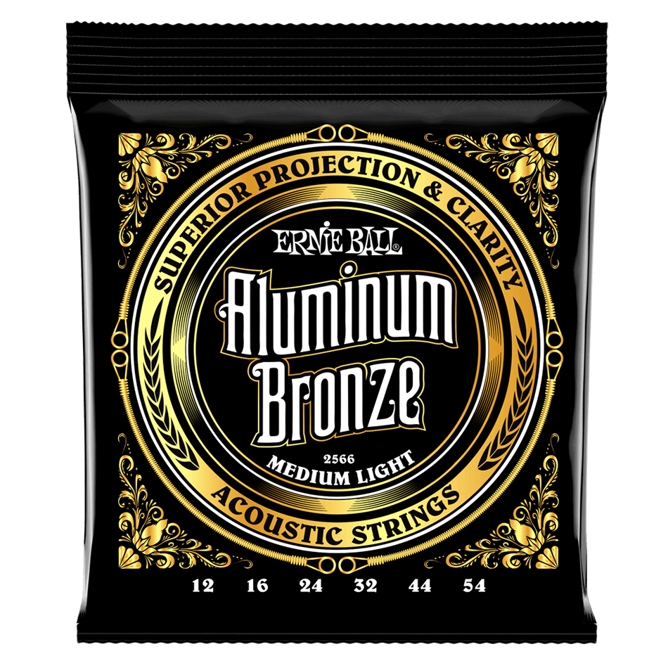 Ernie Ball Aluminum Bronze Acoustic 12-54 Med Light
