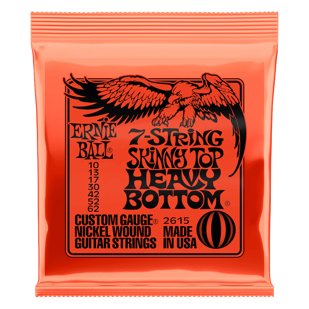 Ernie Ball Skinny Top Heavy Bottom 7-String Slinky 10-62