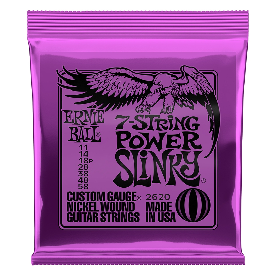 Ernie Ball Power Slinky 7-String Nickel Wound (2620)