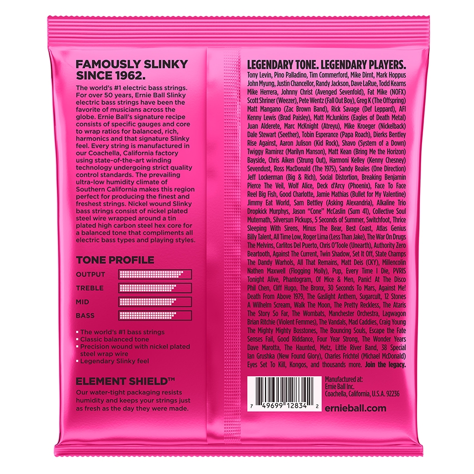 Ernie Ball Super Slinky Nickel Bass Strings 2834 - Image 2