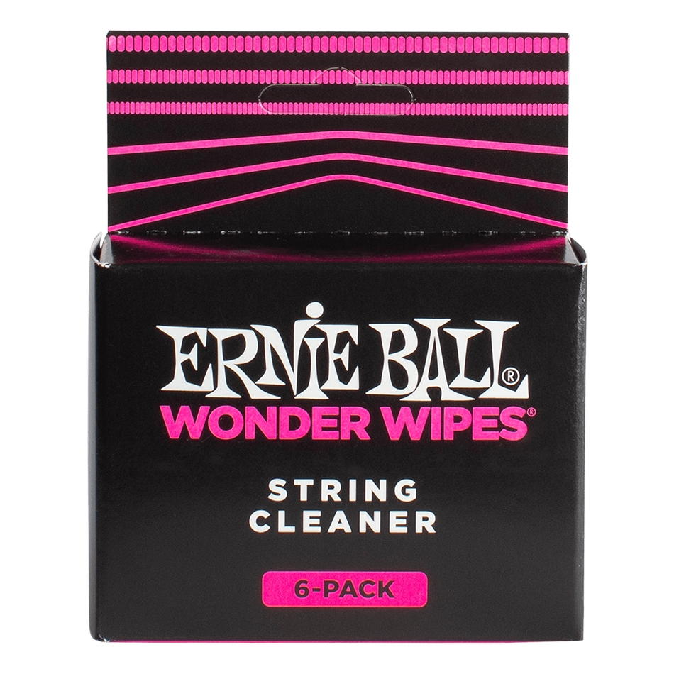 Ernie Ball Wonder Wipes String Cleaner, 6-Pack