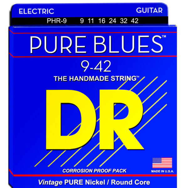 DR Pure Blues Lite Electric Strings 9-42