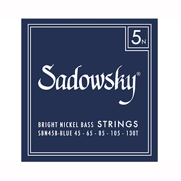 Sadowsky Blue Label Nickel Bass Strings 5-String 45-130T