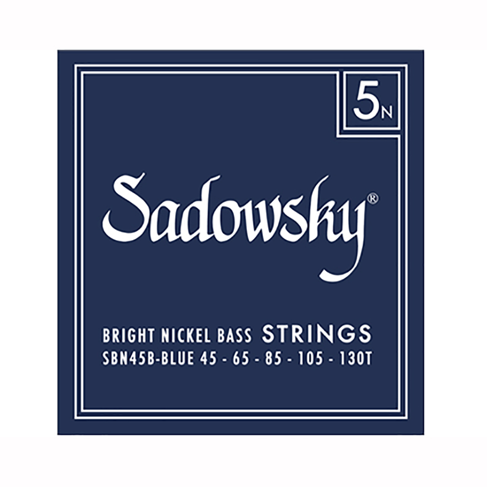 Sadowsky Blue Label Nickel Bass Strings 5-String 45-130T