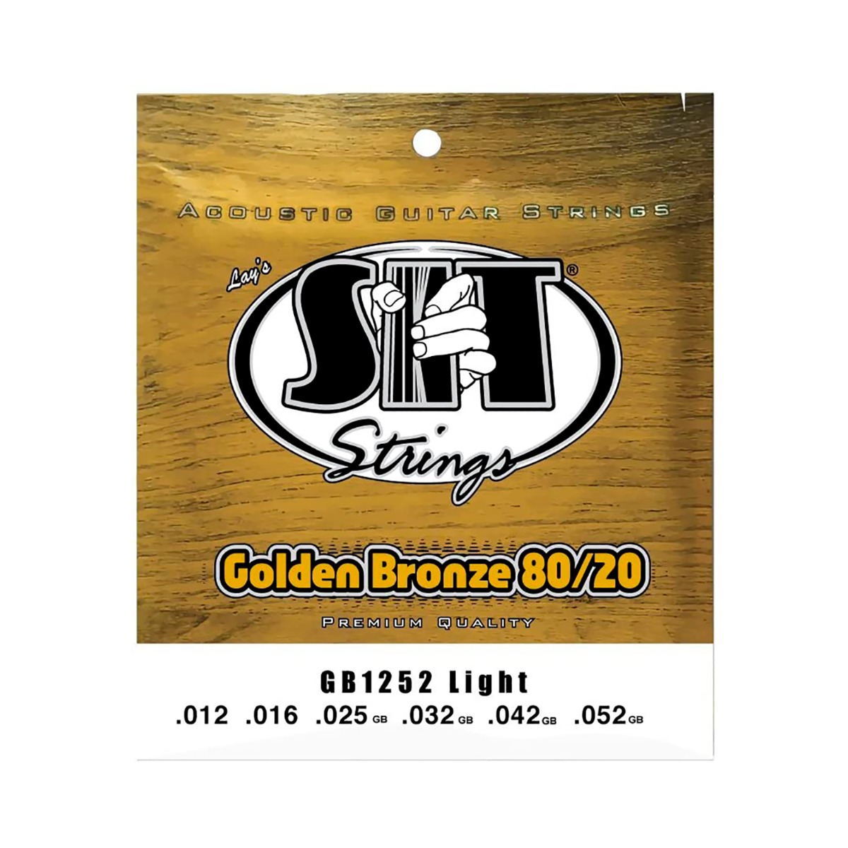 SIT 80/20 Gold Bronze Acoustic Strings, Light