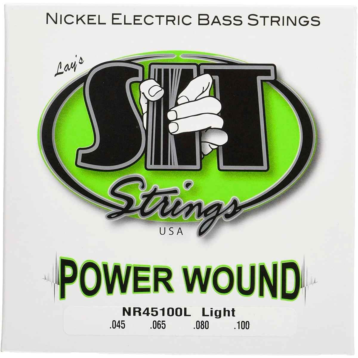 SIT Power Wound Bass Strings, Light, Nickel