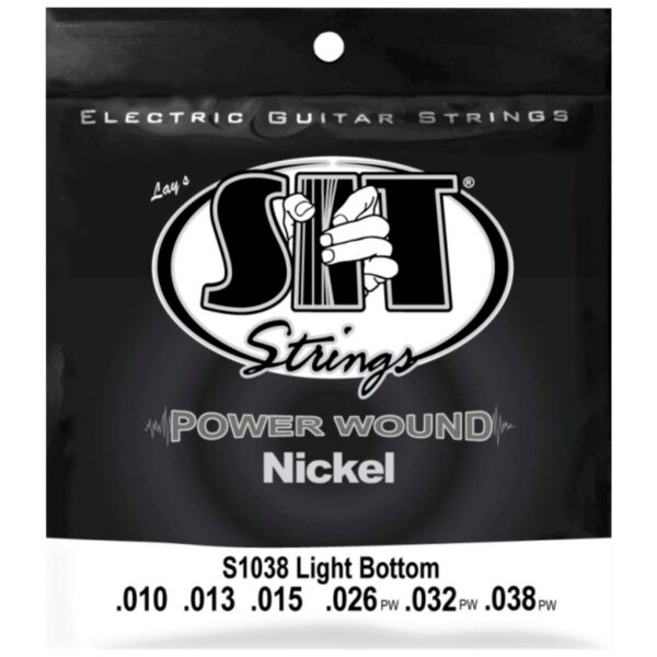SIT Power Wound Nickel Electric Strings - Light Bottom