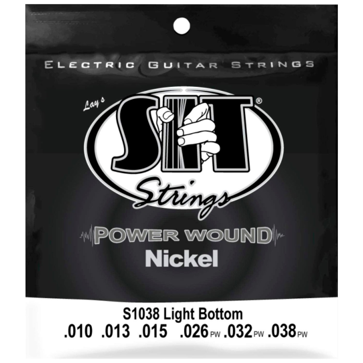 SIT Power Wound Nickel Electric Strings - Light Bottom