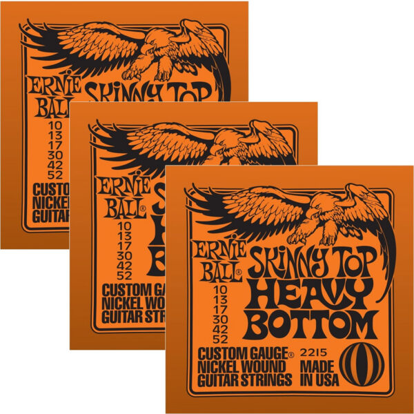 Ernie Ball Cobalt Skinny Top Heavy Bottom 3-Pack