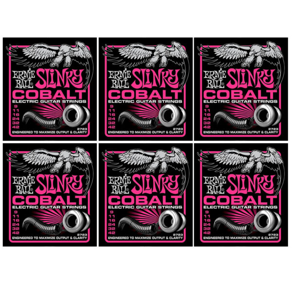 Ernie Ball Cobalt Super Slinky 2723 - 6 Pack