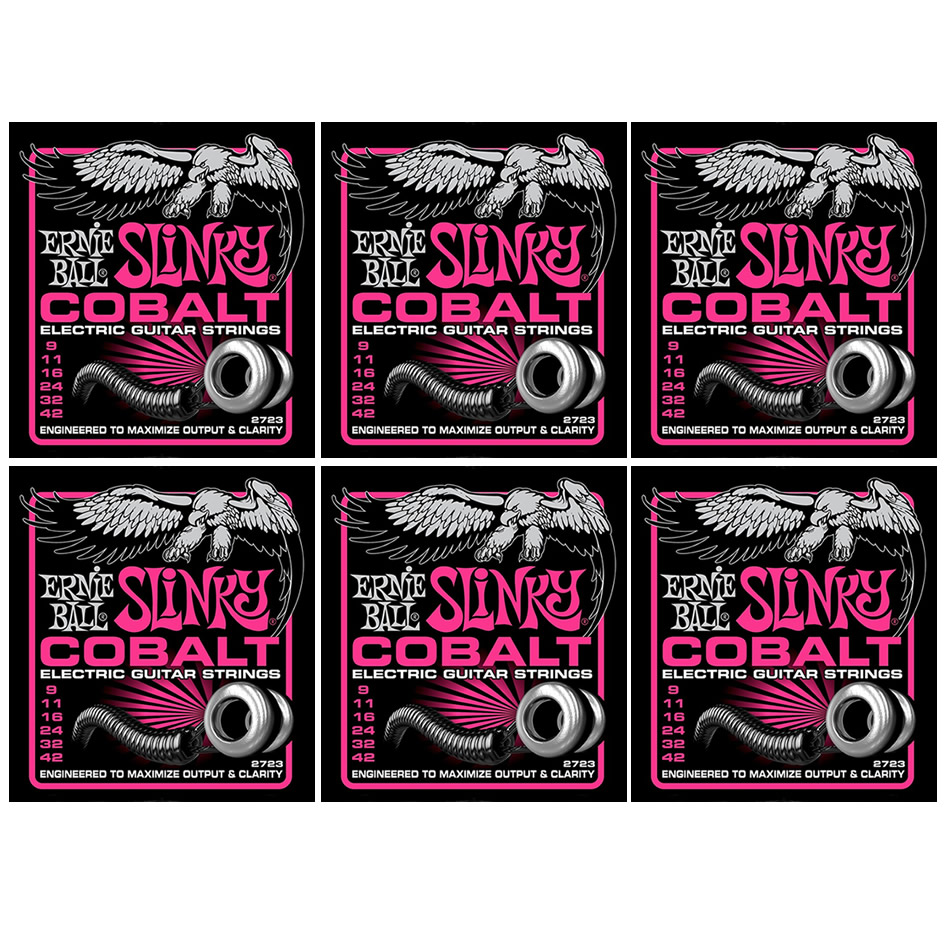 Ernie Ball Cobalt Super Slinky 2723 - 6 Pack