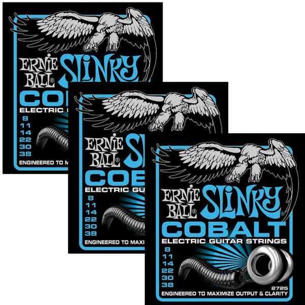 Ernie Ball Cobalt Extra Slinky 2725 - 3 Pack