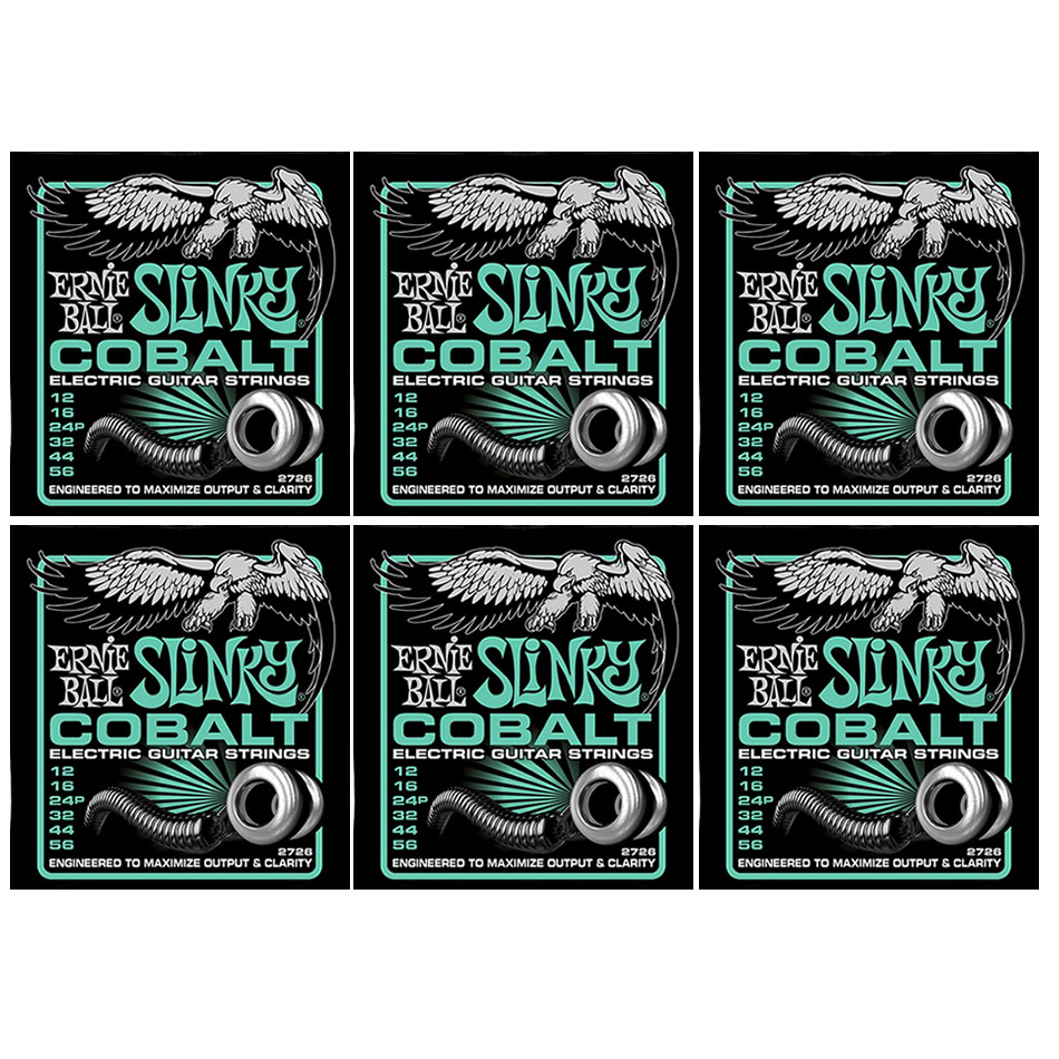 Ernie Ball Cobalt Not Even Slinky Strings – 6 Pack