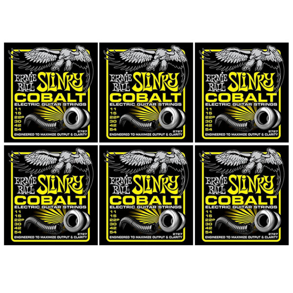 Ernie Ball Cobalt Beefy Slinky Electric Strings 6-Pack