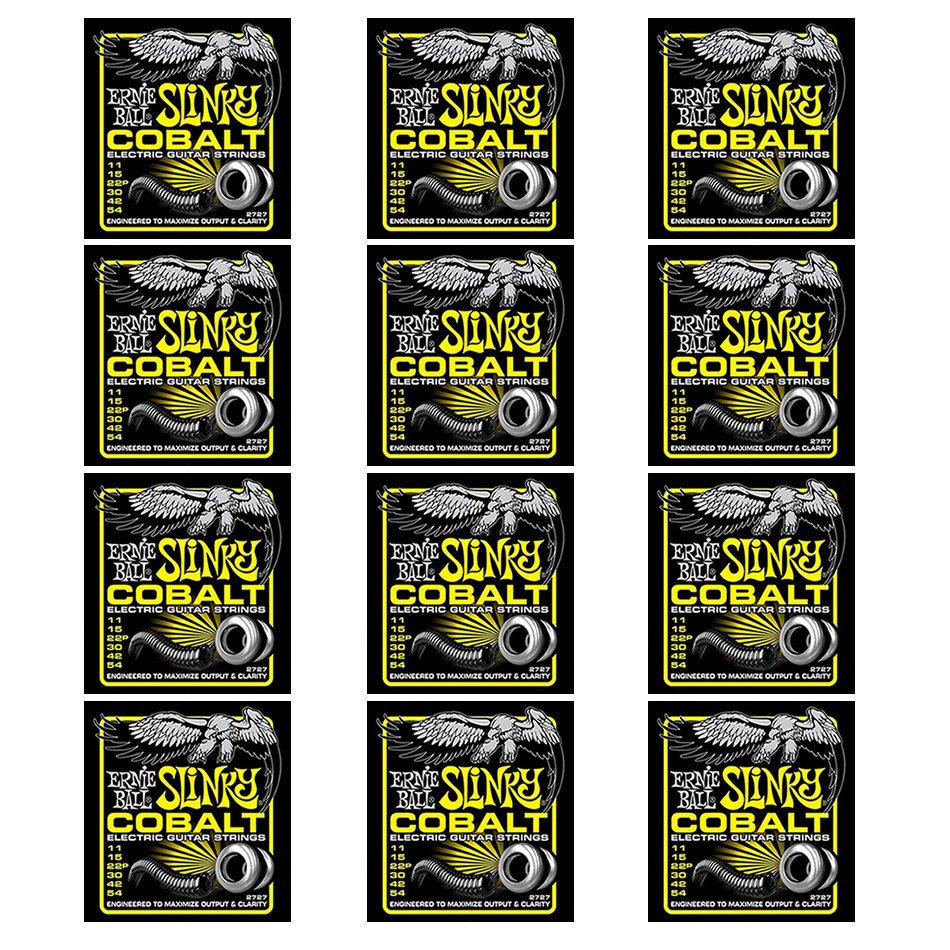 Ernie Ball Cobalt Beefy Slinky Electric Strings 12-Pack